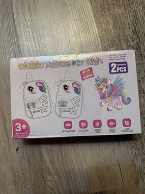 Brand New & Unused kids Walkie Talkies | Unicorn